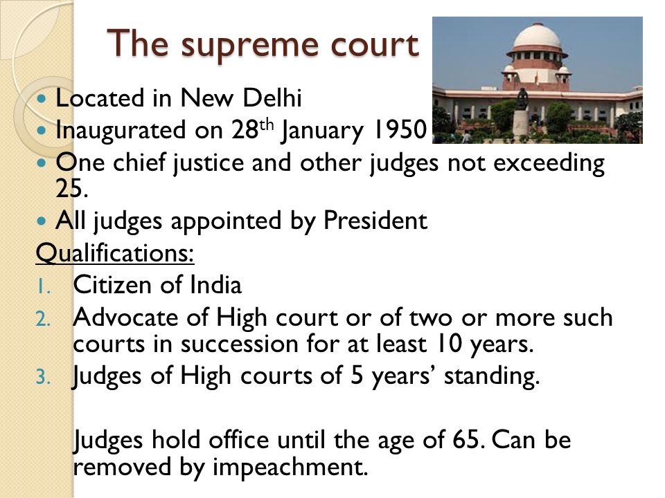 Chief justice of the supreme court can hold office until the age of sales